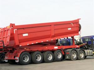 后翻自卸半挂车