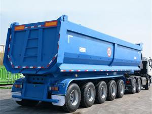 后翻自卸半挂车